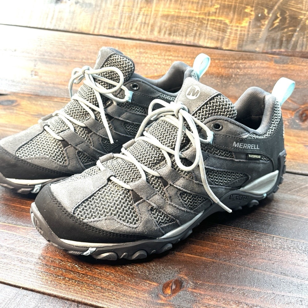 Merrell Alverstone Storm Gray Hiking Shoes UNISEX Womens Size 11 Mens 9.5 NWOT